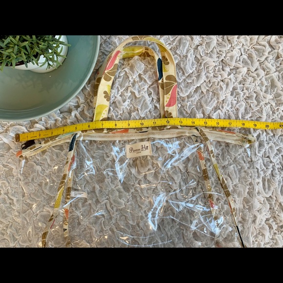 Clear Transparent Stadium Tote PVC Vinyl Beach Travel Storage Bag - Picture 5 of 7